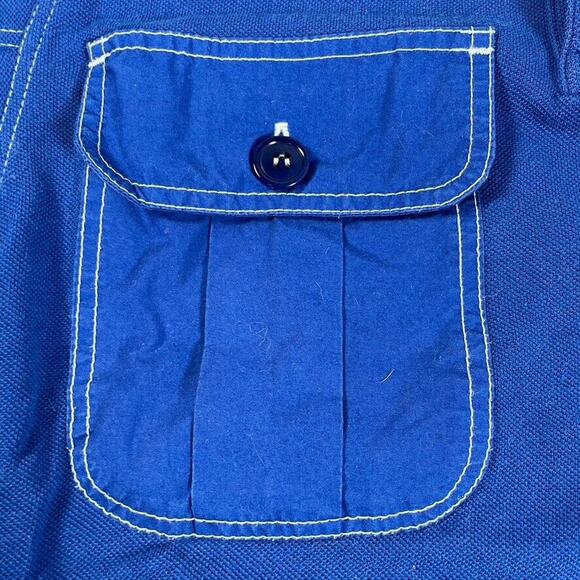 JUNYAWATANABE COMME des GARCONS MAN X LACOSTE Polo Shirt S Navy Authentic Used - Picture 5 of 8